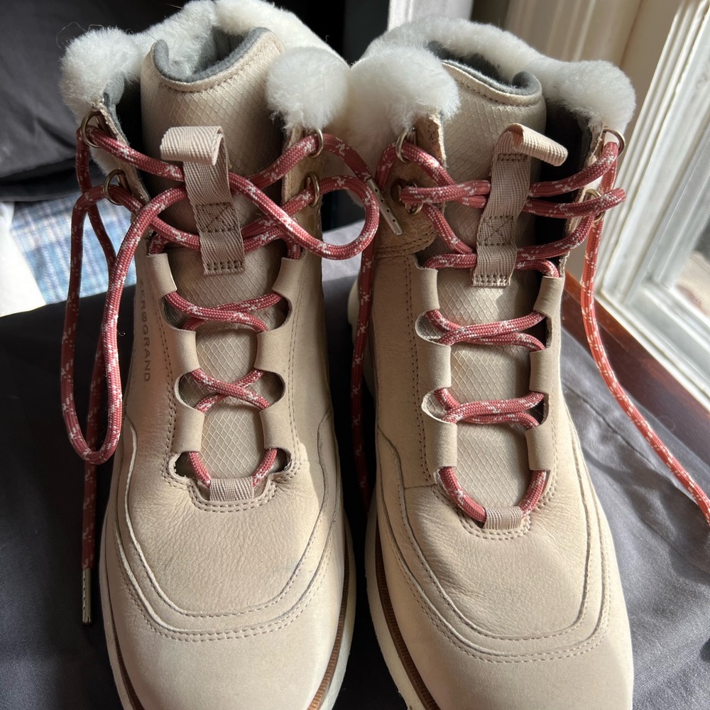 Cole Haan Zerøgrand Boot with real shearling.